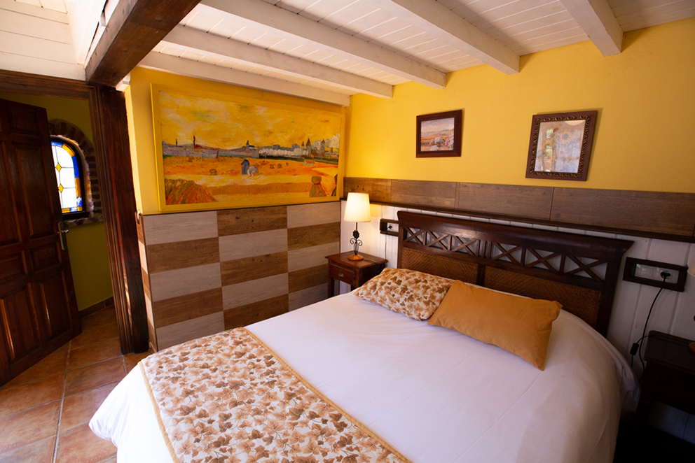 Habitación de Casa Ortiz en Cangas de Onís